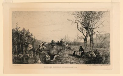 Banks of the Stream at Rossillon