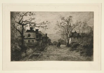 Street in the Village of Artemare, Ain