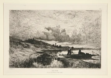 An Evening, Banks of the Rhone at Rix