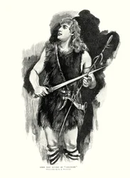 German Tenor Max Alvary as Siegfried in Richard Wagner