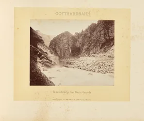 Gotthard Railway: Ticino Bridge at Dazio Grande