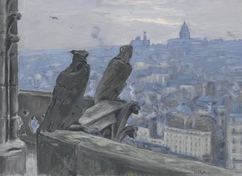 Paris as seen from the towers of Notre Dame