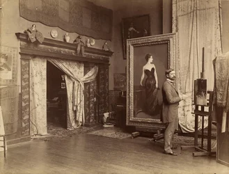 John Singer Sargent in Atelier