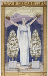 The Life of Bees: Allegory - Drawing by A. Giraudon