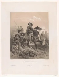 General Giuseppe Garibaldi as commander in the Battle of Varese