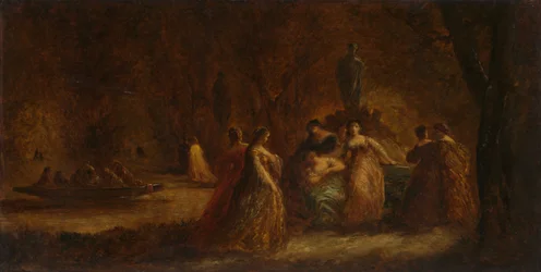 A Woodland Fête, c.1853-1857 or c.1862