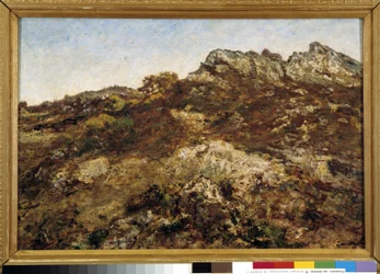 Landscape of Hills (the Garlaban Massif in Provence)