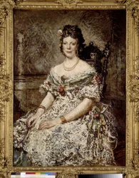 Portrait of Madame Pascal, wife of the Consul of Bolivia in Marseille