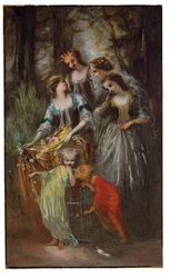 The Empress Eugénie and Her Attendants