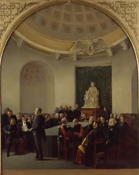 The ceremonial meeting of the Academy of Arts