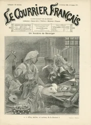 Illustration for the Cover of Le Courrier francais