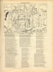 The Courier Francais, Satirical in B & W
