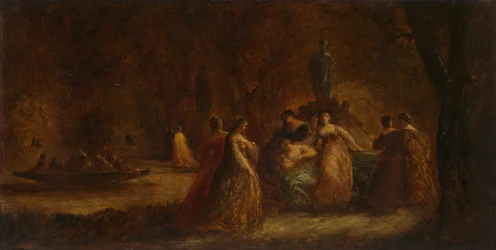 A Woodland Fête, c. 1853-1857 or c. 1862