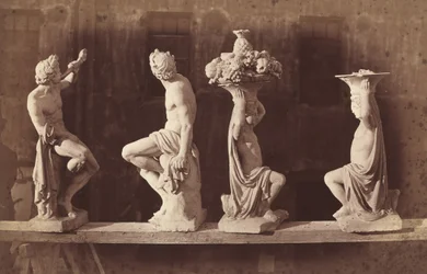 Four Statues, c. 1868