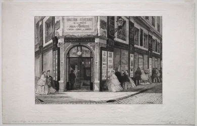 Headquarters of the Société des Aquafortistes, 1864