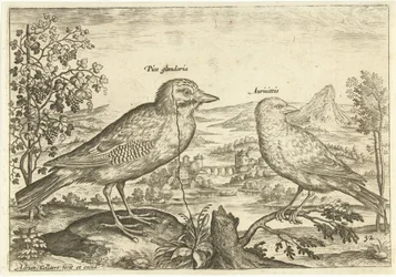 Two Birds in a Landscape