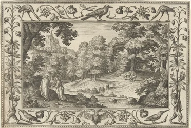 Temptation in the Desert (Landscapes with Biblical, Mythological Scenes and Hunting Scenes)