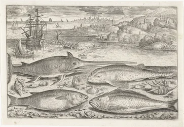 Four Fish on the Beach (Fish)