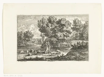 Landscape with Two Shepherdesses by Water