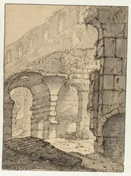 View in the Colosseum, Rome