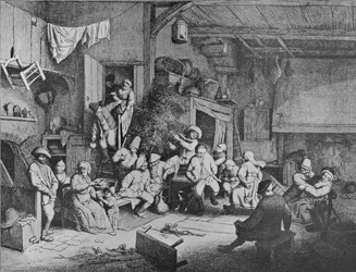 Dance in a Tavern, 1652