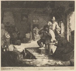 Smokers at the Inn