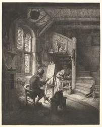 The Painter in His Studio