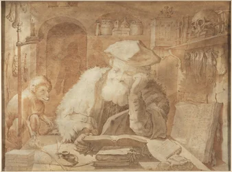 Dr. Faust in His Study