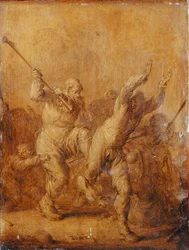 Beggars Fighting