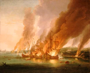 The Battle of La Hogue, 23 May 1692