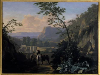Southern Landscape with Rider