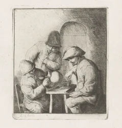 Three Men with an Empty Jug