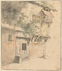 Facade of an Overgrown House