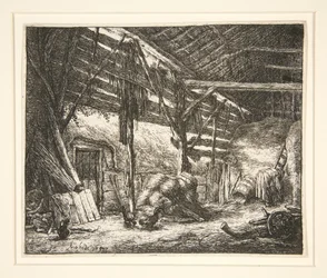 Interior of a Barn