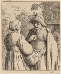 Man and Woman Conversing
