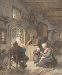 Reading the News at the Weavers