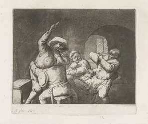 Quarreling Card Players