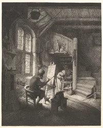 The Painter in His Studio