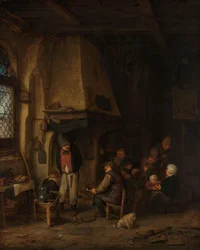 Peasants in an Interior, known as 