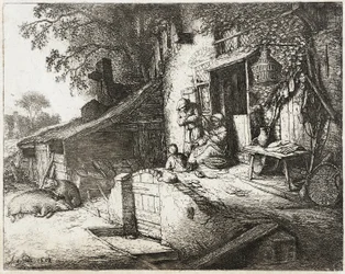 The Woman Spinning