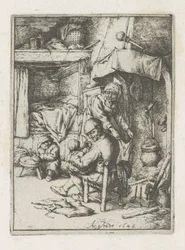 Father Feeds a Child