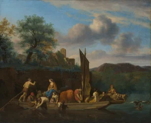 Italian Landscape with Ferry