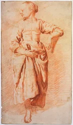Woman in Peasant Dress, early 1670s