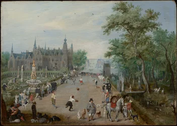 A Ball Game Before a Country Palace