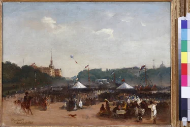 The Balagans on the Field of Mars in Saint Petersburg