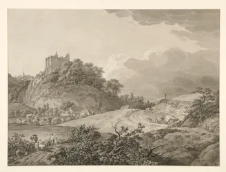 View of Nossen Castle in Saxony