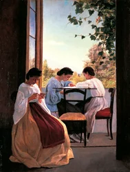 The Embroiderers (detail)