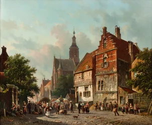 A Dutch Market in the Summertime