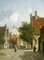Amsterdam Street Scene, 19th century