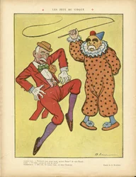 Illustration of A Barrere in Le Rire, 22/02/13 - Circus Games - Clemenceau George, Pams Jules, Circus, Carnival/Game/Circus